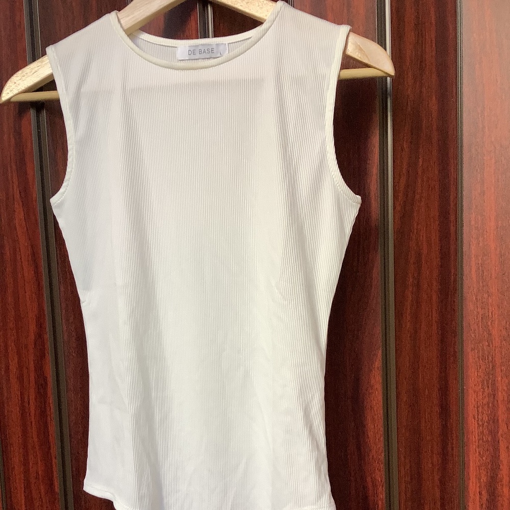 Ribbed t-shirt bodysuit